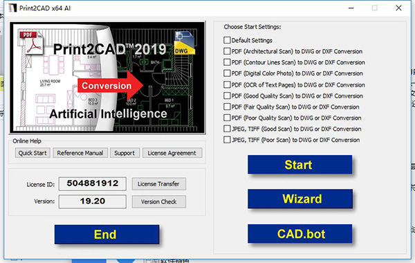 print2CAD 2019