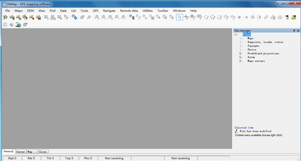 OkMap Desktop绿色汉化版(GPS制图软件)