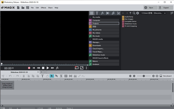 MAGIX Photostory 2021 Deluxe破解版