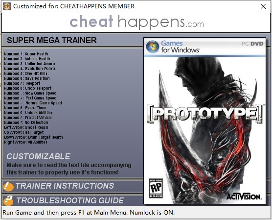 虐杀原形修改器