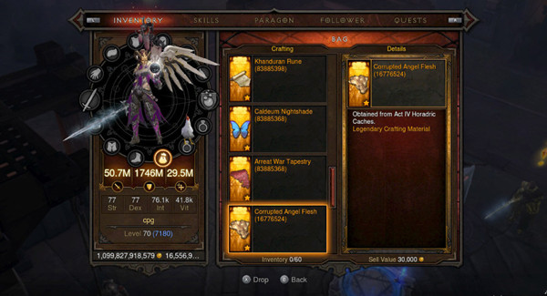 暗黑破坏神3完美存档