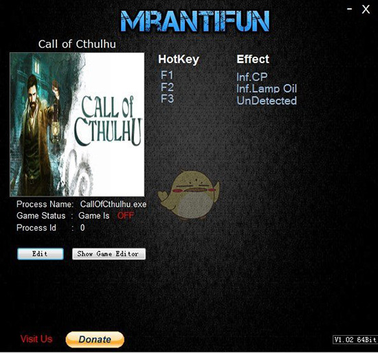 克苏鲁的呼唤修改器