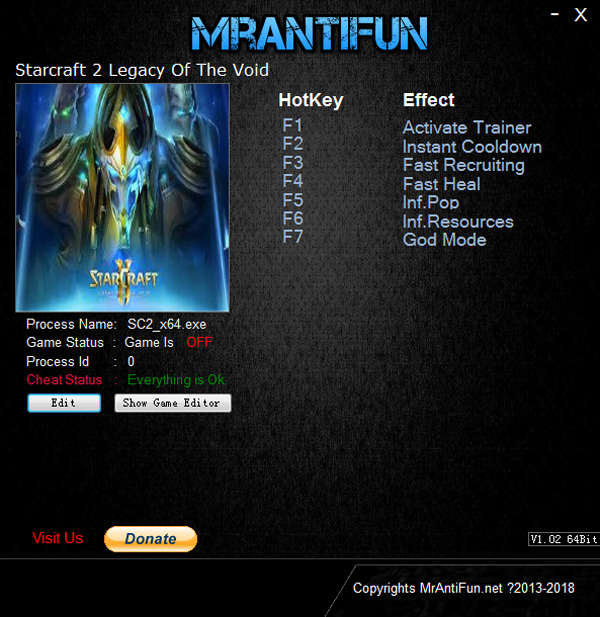 星际争霸2虚空之遗秘籍修改器风灵月影版