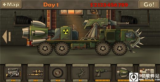 战车撞僵尸无限金币版