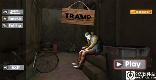 流浪汉模拟器破解版无限金币