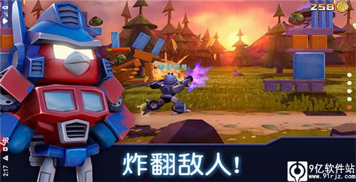 愤怒的小鸟变形金刚破解版无限金币无限钻石